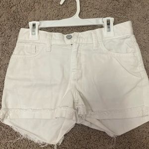 Old Navy white denim jean shorts